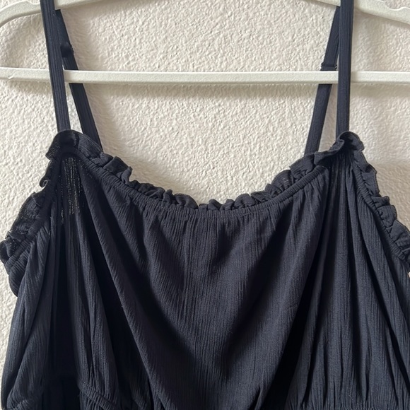 Torrid black rayon tank. Size 0 (12) EUC - Picture 2 of 4